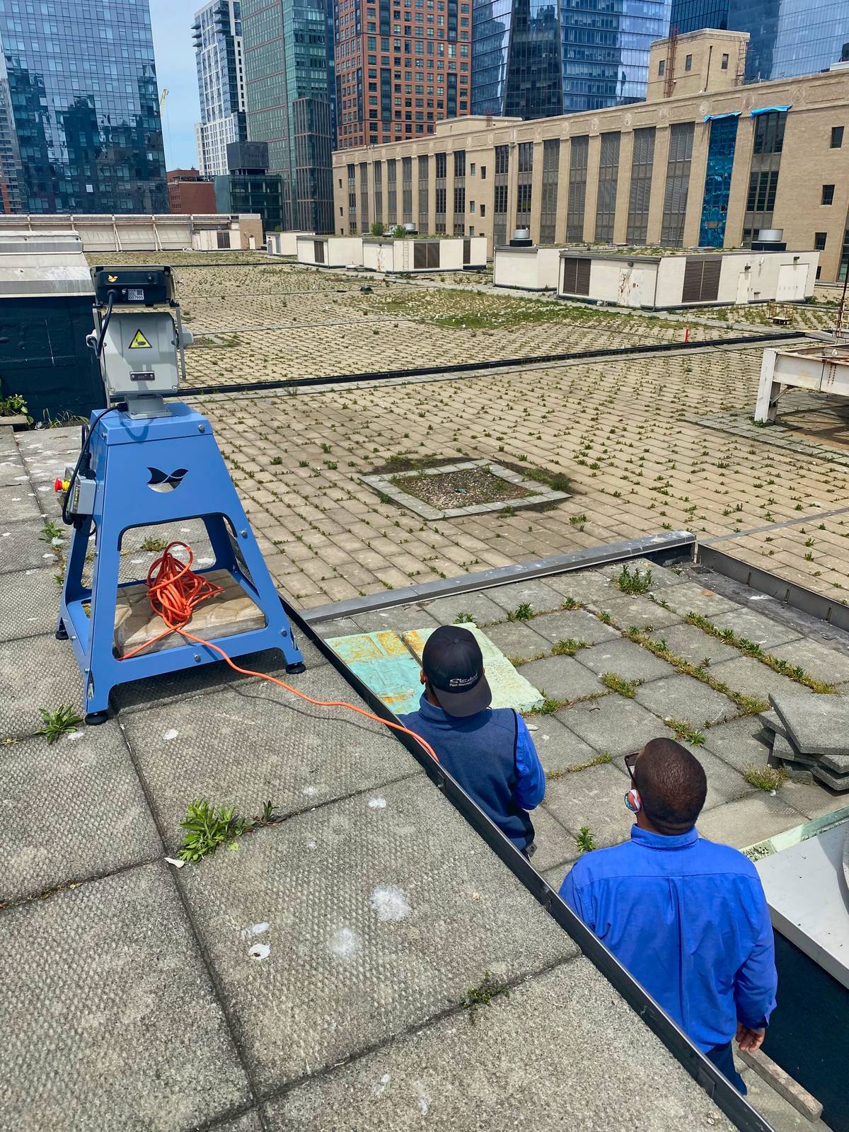 canada geese laser deterrent installation setup in NYC