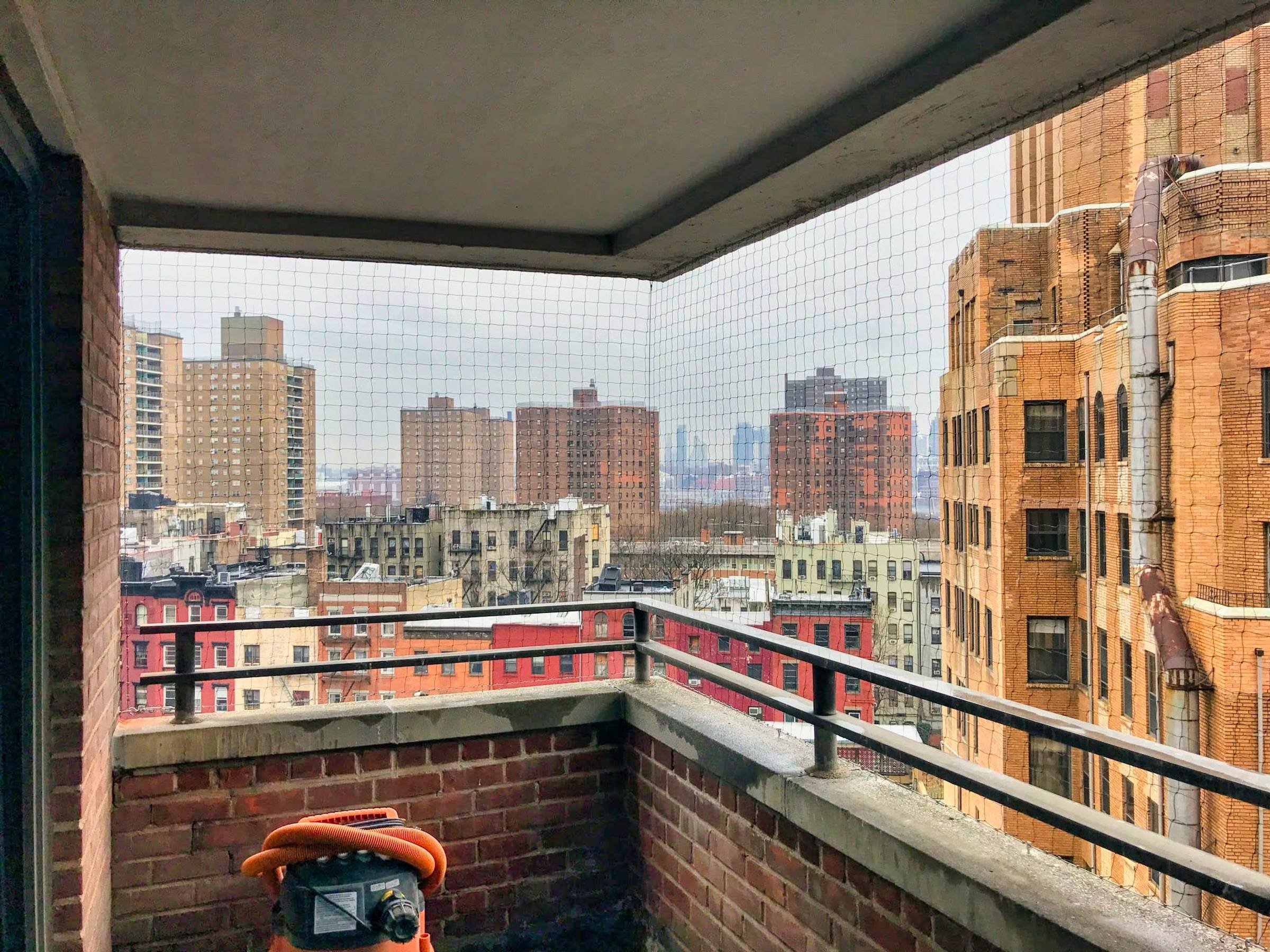 Balcony or Terrace Bird Control in NYC